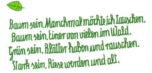 Baum sein… Postkarte von Frantz Wittkamp Alphabeet Verlag