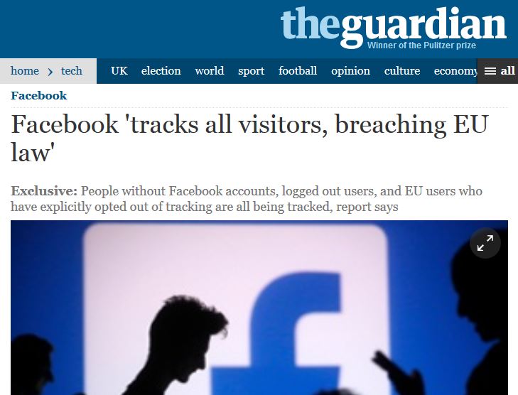 Guardian Facebook tracksall visitors