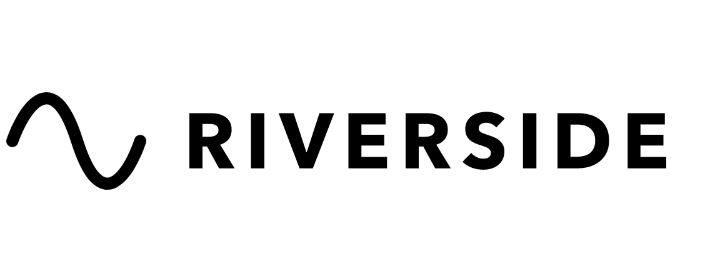 Audio-Aufnahme per Web: Logo Riverside.fm